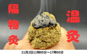 １１月２日温灸＆隔物灸セミナー